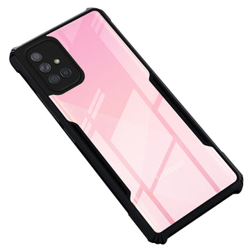 Premium Acrylic Transparent Back Cover for Samsung A71