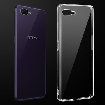 Crystal Clear Hard Back Anti-Yellowing Phone Case For Oppo A3s