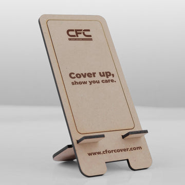 Designer MDF Mobile Stand Compatible with for Smartphones