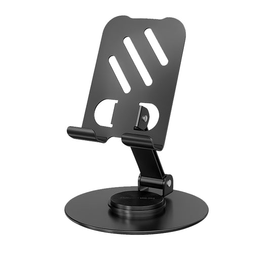 Bracket Stand for Mobile & Tablet, 90° Adjustable Angle, 360° Rotatable, Carbon Steel - Random Color