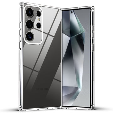 Crystal Clear Transparent Back Cover for Samsung S24 Ultra 5G