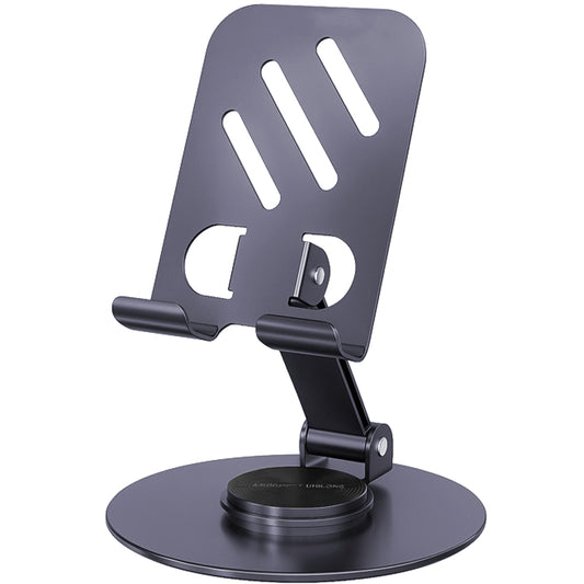 Collapsible Telescopic Bracket Stand for Mobile & Tablet, 90° Adjustable Angle, 360° Rotatable, Carbon Steel