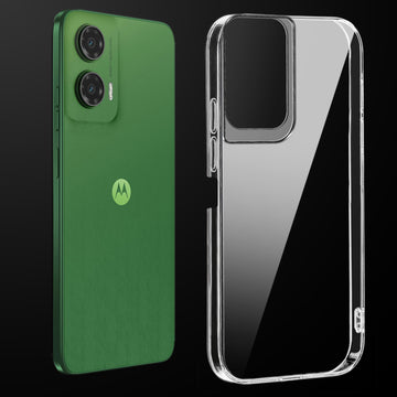 Crystal Clear Hard Back Anti-Yellowing Phone Case For Motorola Moto G35