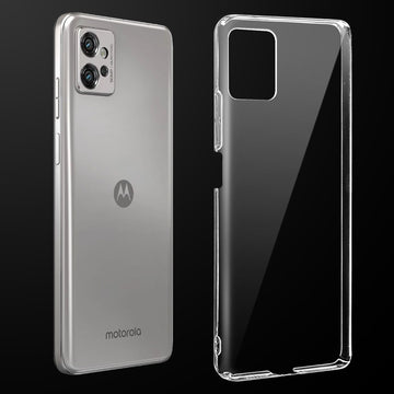 Crystal Clear Hard Back Anti-Yellowing Phone Case For Motorola Moto G32