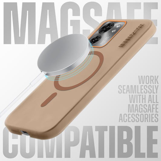 Colorful Frosted Matte MagSafe For Motorola Moto Edge 40 5G