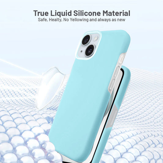 Premium Silicone Candy Case For Apple iPhone 15