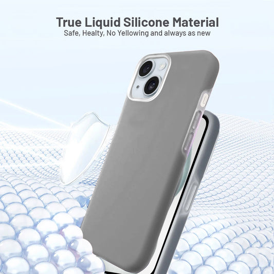 Premium Silicone Candy Case For Apple iPhone 15