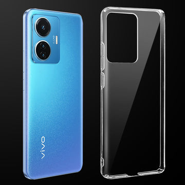 Crystal Clear Hard Back Anti-Yellowing Phone Case For Vivo T1 44W