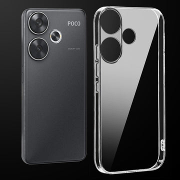 Crystal Clear Hard Back Anti-Yellowing Phone Case For Poco F6 5G