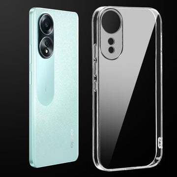 Crystal Clear Hard Back Anti-Yellowing Phone Case For Oppo A78 4G
