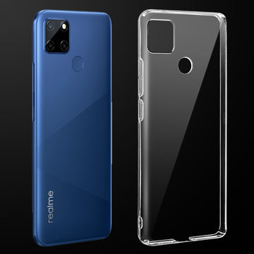 Crystal Clear Hard Back Anti-Yellowing Phone Case For Realme C25Y