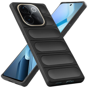 Liquid Soft Silicone Case Minimalistic Design With Matte Ring Camera Protection Back Cover For iQOO Z9s Pro 5G
