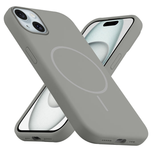 MagSafe Compatible Liquid Silicone Case For Apple iPhone 15