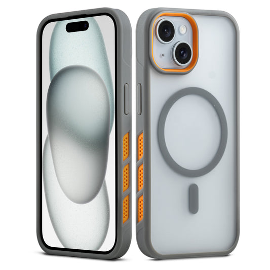 Functional and Stylish with Enhanced Heat Management Magsafe Compatible Back Case For Apple iPhone 15