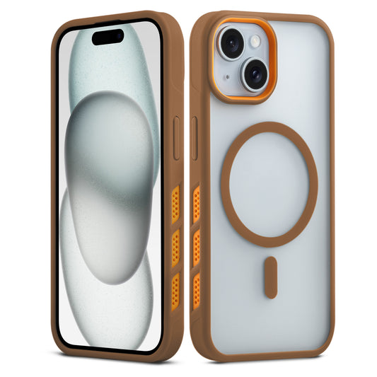 Functional and Stylish with Enhanced Heat Management Magsafe Compatible Back Case For Apple iPhone 15