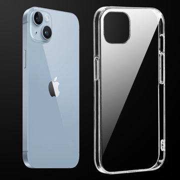 Crystal Clear Hard Back Anti-Yellowing Phone Case For Apple iPhone 15