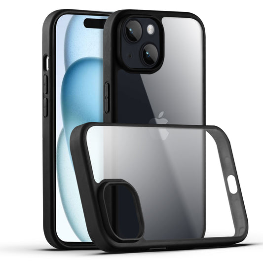 Soft Frame Clear Case For Apple iPhone 15