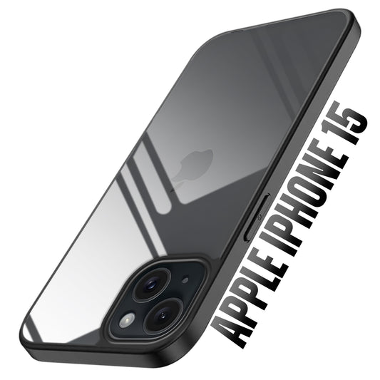 Soft Frame Clear Case For Apple iPhone 15