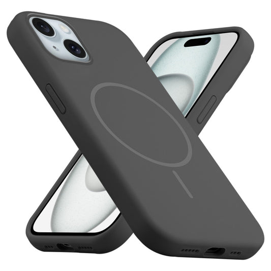 MagSafe Compatible Liquid Silicone Case For Apple iPhone 15