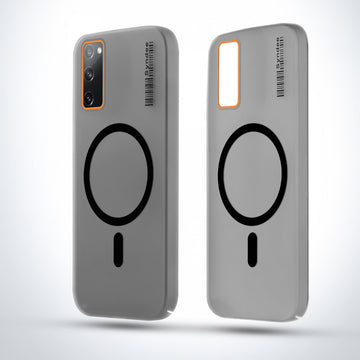 Elegant Colorful Frosted Matte Back With MagSafe Support Back Case For Samsung S20 FE 5G