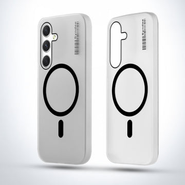 New Elegant Frosted Matte Slim Back With MagSafe Support Back Case For Samsung S25 Plus 5G