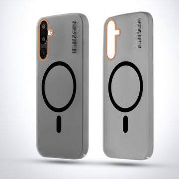 Elegant Colorful Frosted Matte Back With MagSafe Support Back Case For Samsung M16 5G