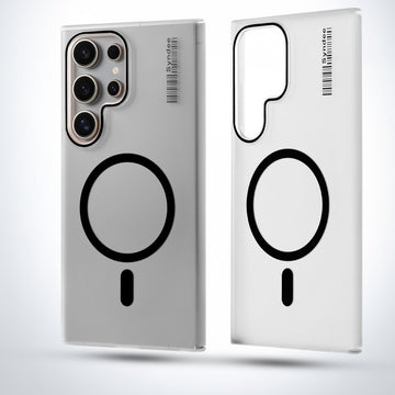 New Elegant Frosted Matte Slim Back With MagSafe Support Back Case For Samsung S22 Ultra 5G