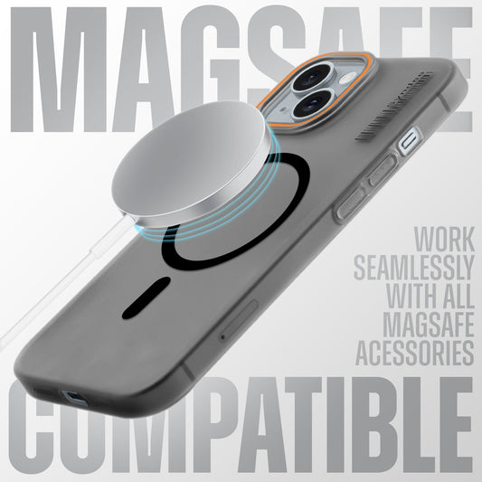 Colorful Frosted Matte MagSafe For Apple iPhone 15