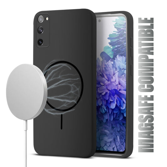 MagSafe Compatible Liquid Silicone Case For Samsung S20 FE 5G