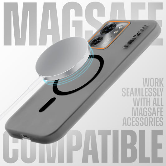 Colorful Frosted Matte MagSafe For Motorola Moto Edge 40 5G