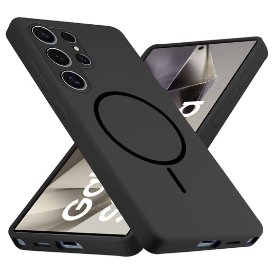 MagSafe Compatible Liquid Silicone Case For Samsung S24 Ultra 5G