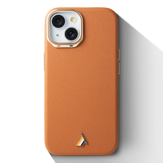 Exclusive Hard Back Case for Apple iPhone 15 with Leather Textured Finish, Matte finish Buttons and Soft Inner Fabric
