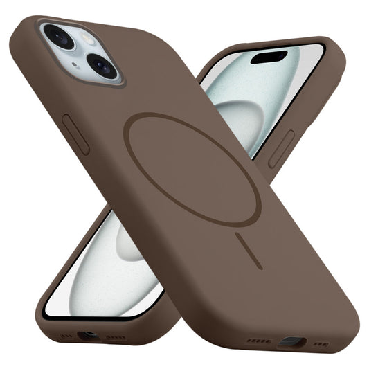 MagSafe Compatible Liquid Silicone Case For Apple iPhone 15
