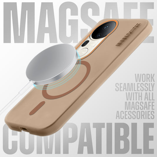 Colorful Frosted Matte MagSafe For Vivo T4 Ultra 5G