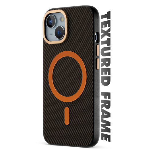 MagSafe Ready Checks Printed Back Case For Apple iPhone 15 with Enhanced Grip