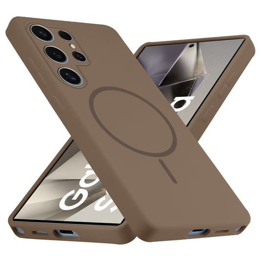 MagSafe Compatible Liquid Silicone Case For Samsung S24 Ultra 5G