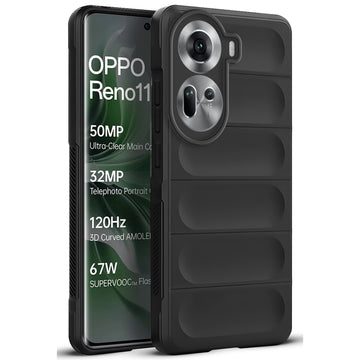 Liquid Silicone Comfort Grip Soft Touch Matte TPU Case for Oppo Reno 11 5G