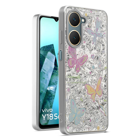 Shiny Foil Back Case for Vivo Y18