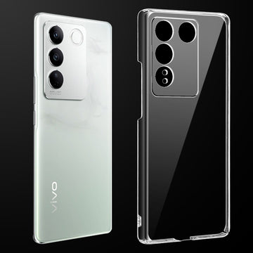 Crystal Clear Hard Back Anti-Yellowing Phone Case For Vivo V27 5G