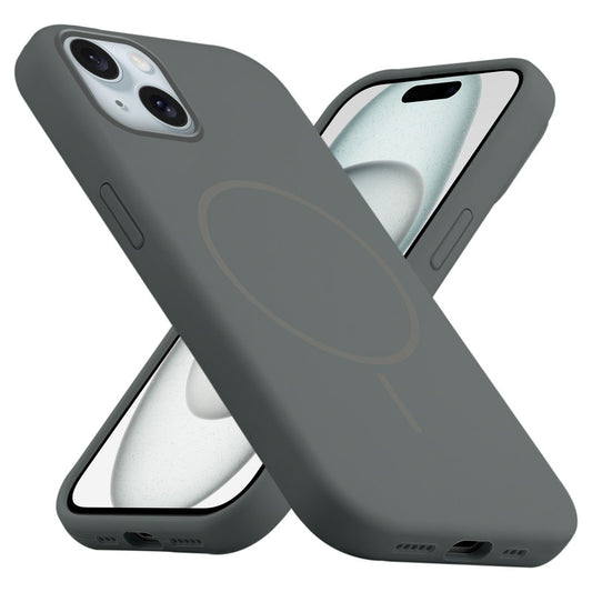 MagSafe Compatible Liquid Silicone Case For Apple iPhone 15