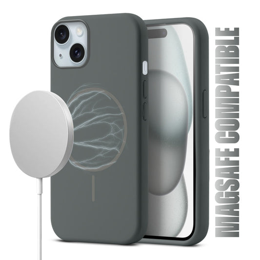 MagSafe Compatible Liquid Silicone Case For Apple iPhone 15
