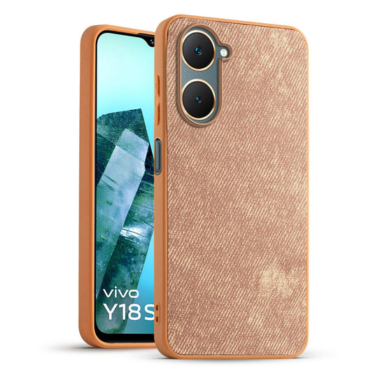 Classic Denim Finish Back Case for Vivo Y18