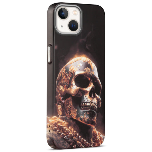 Nightfall Skull Cluster Design With Hard Back Case For Apple iPhone 15