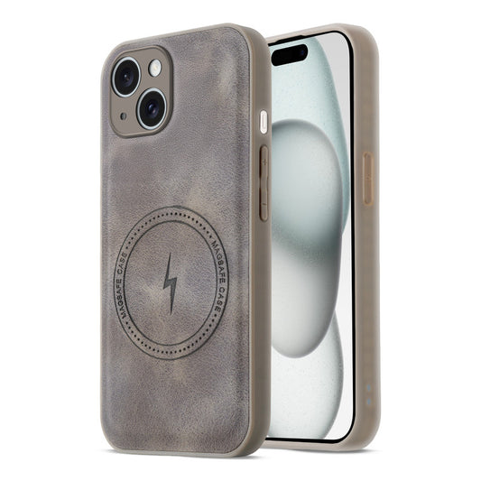 Refined PU Leather Case for Apple iPhone 15