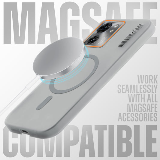 Colorful Frosted Matte MagSafe For Motorola Moto Edge 40 5G