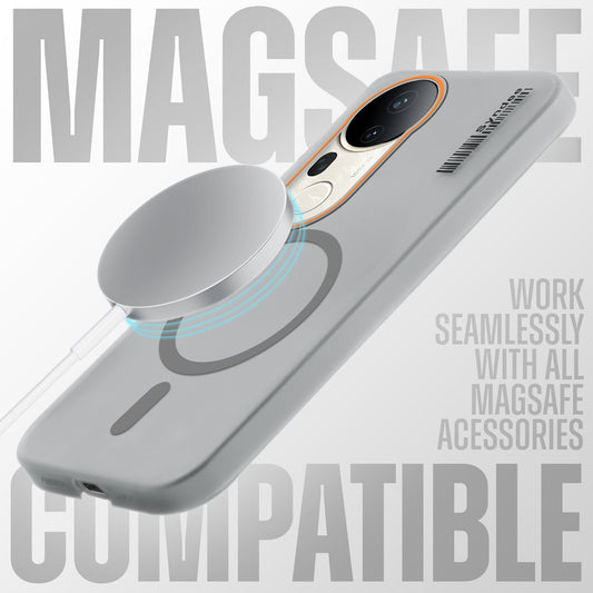 Colorful Frosted Matte MagSafe For Vivo T4 Ultra 5G