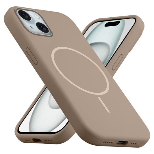 MagSafe Compatible Liquid Silicone Case For Apple iPhone 15