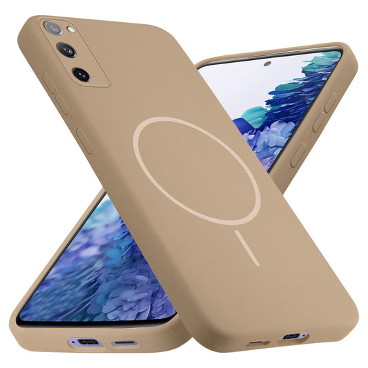 MagSafe Compatible Liquid Silicone Case For Samsung S20 FE 5G