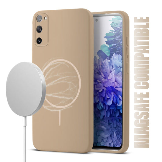 MagSafe Compatible Liquid Silicone Case For Samsung S20 FE 5G
