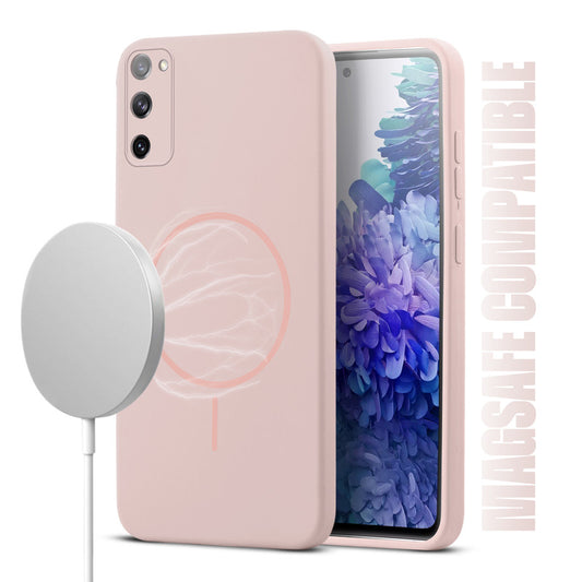 MagSafe Compatible Liquid Silicone Case For Samsung S20 FE 5G